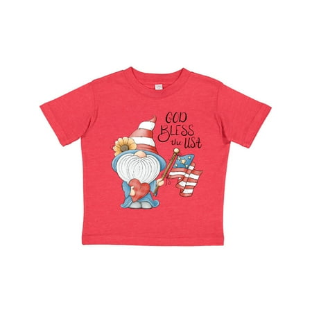 

Inktastic God Bless the USA Gnome Gift Toddler Boy or Toddler Girl T-Shirt