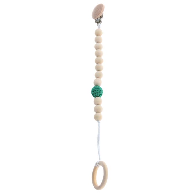 Cadena de Chupete de Mordeador de de Dentición para Silla Cuna Zulema Juguetes de cadena de chupetes para bebés
