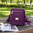 thumbnail image 5 of Clossjun Nylon Crossbody Bags For Women Daily Wear Purses Adjustable Belt Handbags Casual Messenger Bag Waterproof For Female Work Out Purple, 5 of 6
