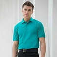 thumbnail image 3 of Henbury Mens Short Sleeved 65/35 Pique Polo Shirt, 3 of 5