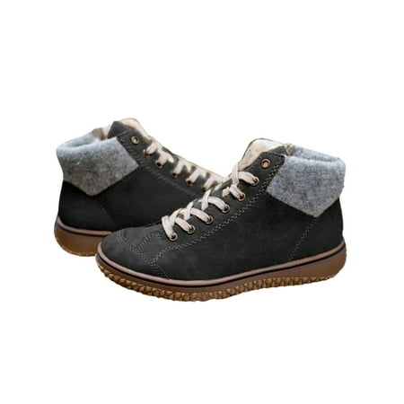 

SIMANLAN Women Snow Boots Faux Fur Lined Anti-Slip Winter Boots Warm Lined Trekking Hiking shoes Outdoor Ankle Boots