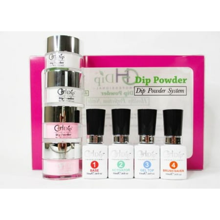 FRENCH MANICURE Nail Dipping Powder, Liquid Preps Essential Starter Kit