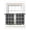 Black, variant on Buffalo Plaid Curtains 45 Inch Length, Sheer Curtains for Bedroom Living Room Window Deep Maroon Farmhouse Gingham Striped Rod Pocket Voile Drapes Kitchen Curtains Small Half Window 42"x45" 2 Panels