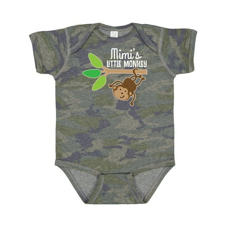 

Inktastic Mimi Little Monkey Grandchild Gift Baby Boy or Baby Girl Bodysuit