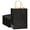 B-Black, variant on Large Kraft Paper Bags with Handles 13"x10"x5" 32 pcs Gift Paper Bag Red Solid Color Bags（Large Size）