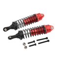 thumbnail image 3 of 2pcs Front and Rear Shock Absorber for JLB 1/10 Series RC Truck Front Rear Suspension Damper Red, 3 of 5