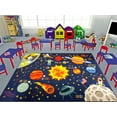 thumbnail image 3 of KC Cubs Playtime Collection Multicolor Outer Space Educational 5'x6'6" Area Rug, 3 of 3