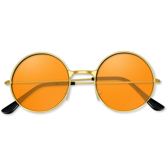 Gafas de sol BOUBONI Orange Hippie redondas para mujer y hombre