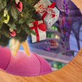 thumbnail image 2 of Falda para árbol de Navidad de Inside Out, suave y divertida, collar para árbol de Navidad, decoración navideña de estilo rústico, 30", 2 of 4