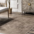 thumbnail image 5 of nuLOOM Lorna Faded Easy-Jute Machibne Washable Area Rug, 8' x 10', Natural, 5 of 9