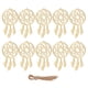 thumbnail image 1 of EeaseMX 20 piezas de red atrapasueños para decoración del hogar, colgante de madera, adornos creativos de pared, atrapasueños (beige, primer diseño), 1 of 7