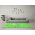 thumbnail image 3 of Ahgly Company Indoor Rectangle Abstract Green Modern Area Rugs, 2' x 3', 3 of 4