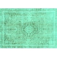 thumbnail image 1 of Ahgly Company Indoor Rectangle Abstract Turquoise Blue Modern Area Rugs, 7' x 10', 1 of 4