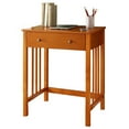 thumbnail image 3 of Convenience Concepts Designs2Go 30 inches Tall Mission Desk with Keyboard Drawer, Oak, All Ages, 3 of 7
