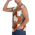 thumbnail image 3 of Fotbe Men's Various Pumpkins Print Men's Sleeveless Muscle Tank Tops Casual T-Shirts for Gym Workout Beach-X-Large, 3 of 8