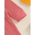 thumbnail image 7 of Suealasg Baby Girls Full Length Jumpsuit 3 6 9 12 18 Months Infant Long Sleeve Ribbed Rompers Headband Spring Fall Bodysuit Clothes for Newborn Girls, 7 of 7