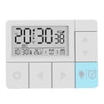thumbnail image 2 of Temporizador digital Electrónico LCD Portable Portable Calendario Multi Modos Control de botón Contabilidad Contabilidad de la oficina Reloj Blanco Inevent HA059403-01B, 2 of 7