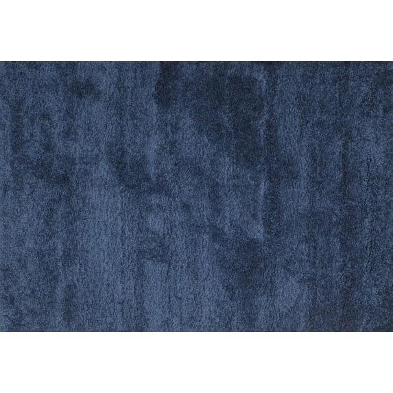 Ahgly Company Indoor Rectangle Contemporary Azure Blue Abstract Area Rugs, 8' x 10'