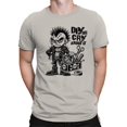 thumbnail image 2 of Punk Rock DIY Cartoon Character Men's T-shirt, 2 of 3