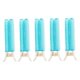thumbnail image 1 of Juego de 5 pinzas para la raíz del cabello, color azul. Pinzas reutilizables para dar volumen al cabello, ideales para levantar rápidamente la raíz y para peinados caseros., 1 of 5