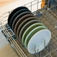 thumbnail image 3 of Youngever 7.5 Inch Plastic Plates, Small Kid Size, Kids Plates, Toddler Plates, Snack Plates, Set of 9 (Urban Colors), 3 of 5