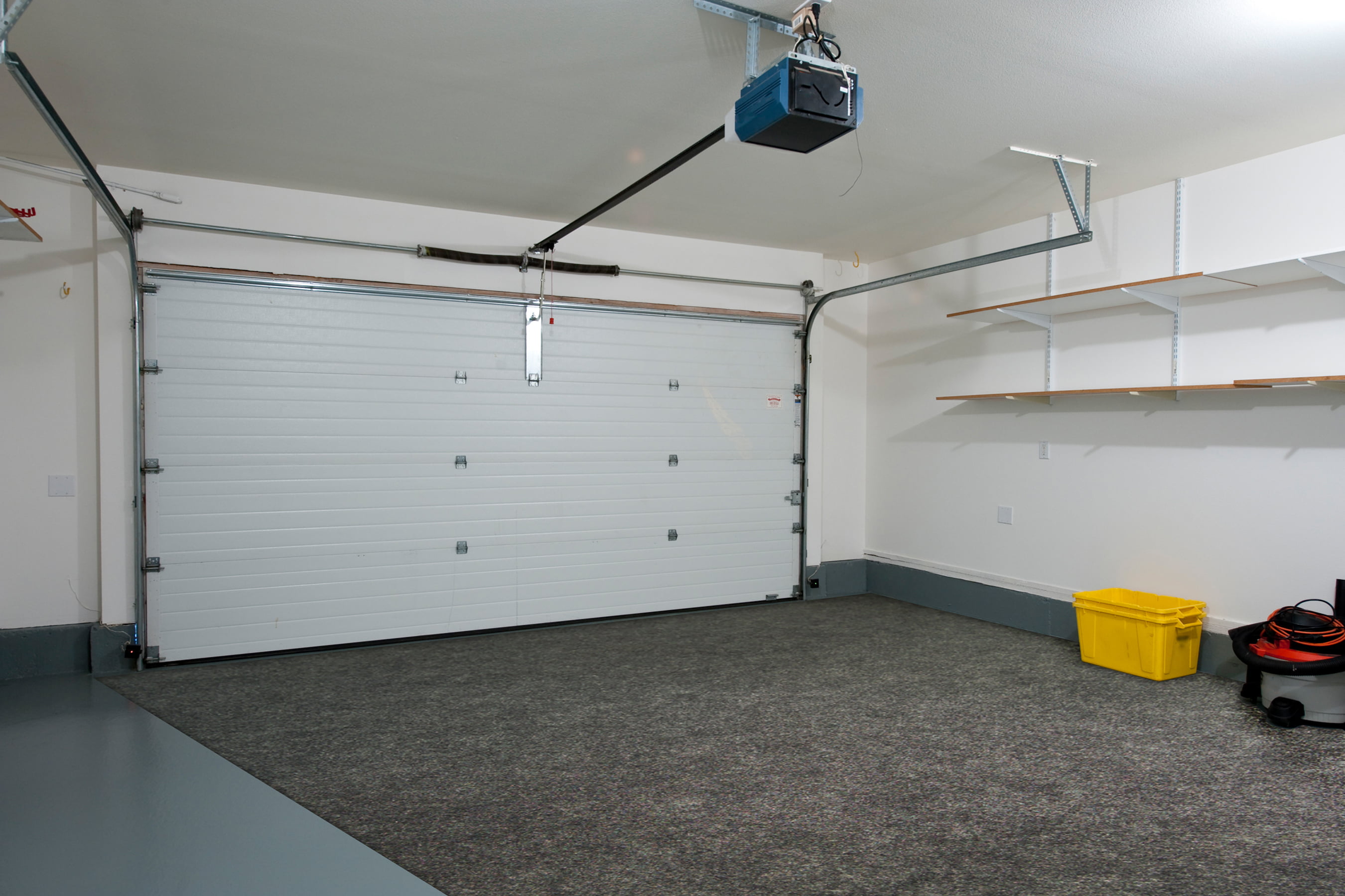  HOMID Garage Floor Mats 2 Rolls 14.7 x 3.6 Ft Garage Mat 2.5mm  Thickness Black Garage Flooring PVC Garage Mats for Under Car : Health &  Household