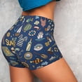 thumbnail image 4 of Lsque Marine Nautical Pattern High Waisted Biker Shorts for Women-Tummy Control Fitness Athletic Workout Running Yoga Gym Shorts,Moisture-Wicking-X-Large, 4 of 9