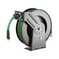 thumbnail image 5 of KFFKFF Auto-Retracting Welding Hose Reel, 50FT Dual Oxygen Acetylene Rubber Hose of 1/4-Inch Diameter, Maximum 300PSI - T Grade, Suitable for Ceiling/Wall Installation, Heavy-Duty Steel Construction, 5 of 9