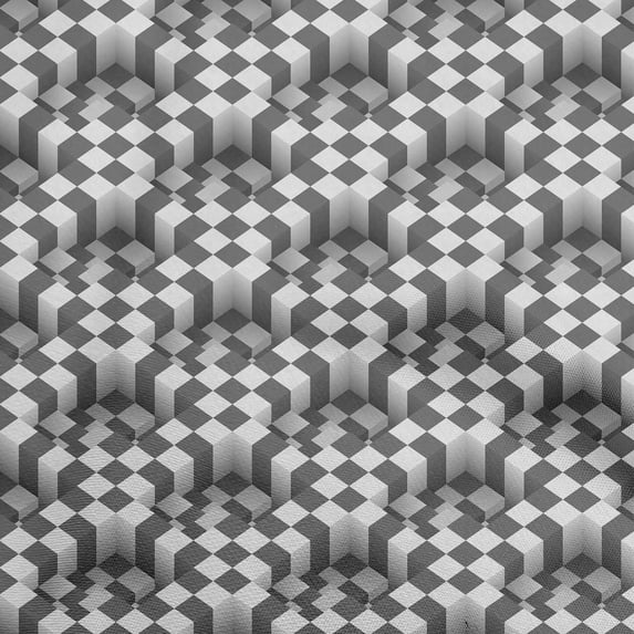 oneOone Cotton Silk Gray Fabric Geometrical Sewing Craft Projects Fabric Prints By Yard 42 Inch Wide