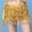 Gold, variant on Bwndum Skirts for Women Sexy Sequin Tassel Hip Skirt Mini Skirts Trendy Fashion Low Rise Bodycon Wrap Dance Party Skirts- Silver Size One Size