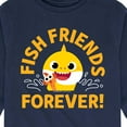 thumbnail image 3 of Baby Shark - Fish Friends Forever - Toddler And Youth Long Sleeve Graphic T-Shirt, 3 of 6