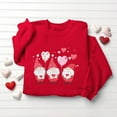 thumbnail image 3 of XPMWRP Valentine's Day Sweatshirts For Women Cute Heart Printed Fashion Pullovers Casual Long Sleeve Crew Neck Holiday Tops Red XS, 3 of 6