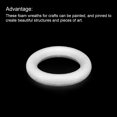 thumbnail image 4 of Unique Bargains 3 Inch Foam Wreath Forms Round Craft Rings for DIY Art Crafts Pack of 1, 4 of 5