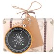 thumbnail image 3 of Mini Candy Box, Wedding Favors, With Compass And Kraft Tags For Travel Wedding Golden, 3 of 8