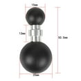 thumbnail image 4 of Adaptador de bola de material compuesto de acero inoxidable para 25 mm a 15 mm Baoblaze Adaptador de bola compuesta, 4 of 8