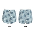 thumbnail image 5 of Lsque Cute Hippopotamus Printed Women's Running Shorts with Liner Pockets,Elastic Quick Dry Workout Athletic Gym Yoga Shorts,Womens High Waist Shorts-X-Large, 5 of 9