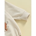 thumbnail image 5 of KelaJuan Toddler Baby Sweatshirt Rompers Halloween Pumpkin Print Long Sleeve Jumpsuit for Newborn Infant Cute Fall Clothes, 5 of 6