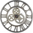 thumbnail image 5 of Metal Gear Wall Clock, 30" x 1" x 30", Brown, 5 of 6