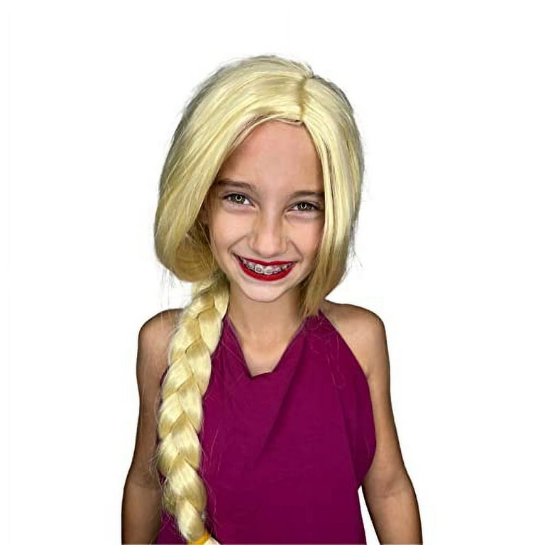 Womens Long Braided Wig Blonde Wigs Female Halloween Costume Womens Long Braided Wig Blonde Wigs Female Halloween Costume