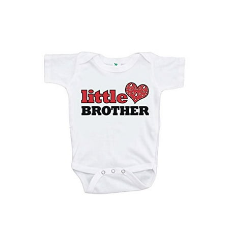 

7 ate 9 Apparel Boy s Little Brother Onepiece White