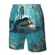 thumbnail image 4 of Fotbe Realistic Ocean Shark Trajes de Baño Estampados para Hombre, Shorts de Verano de Secado Rápido, Ropa de Playa, Bañadores-Medium, 4 of 6