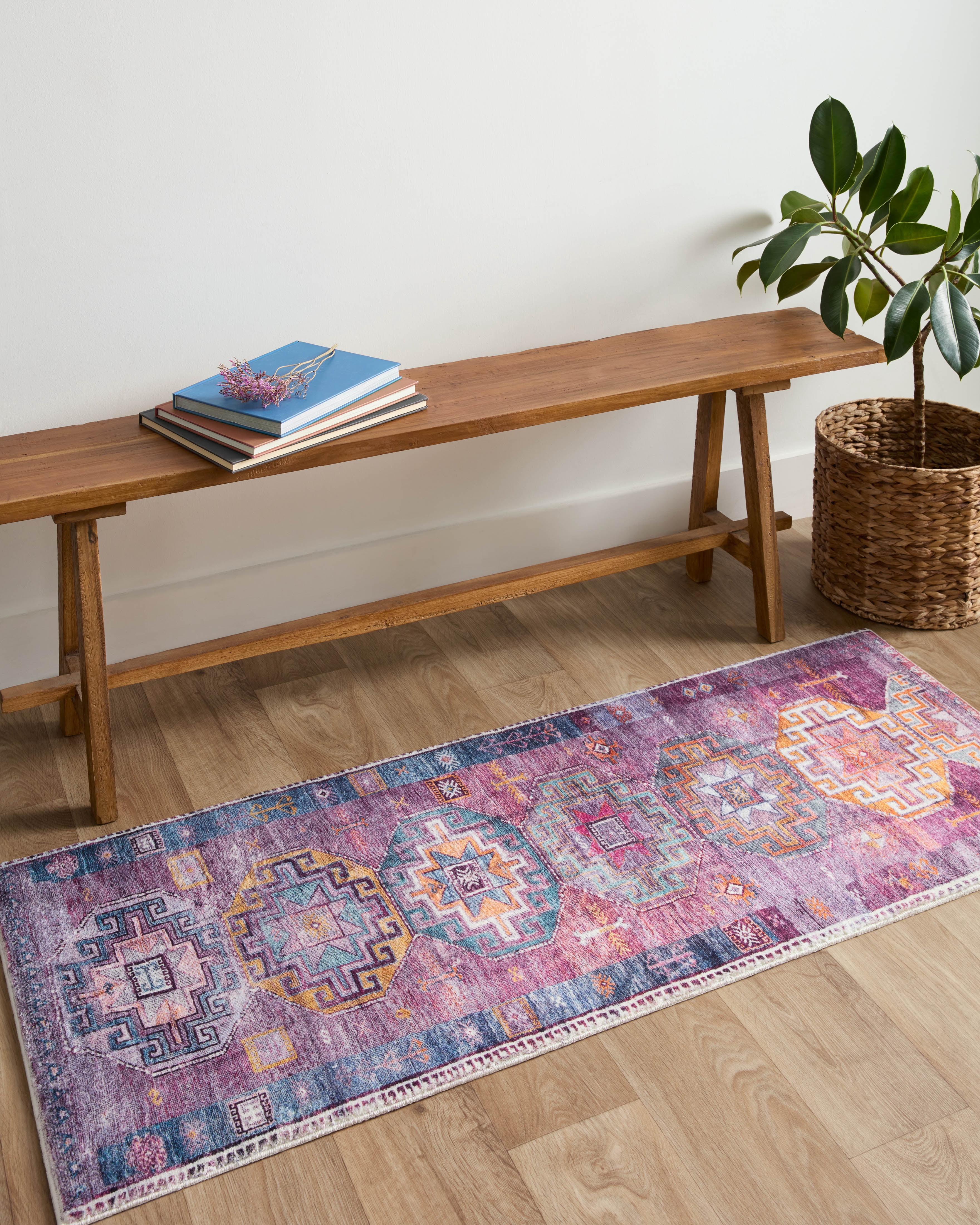 Loloi Fiona Blue / Purple 2'-0" x 5'-0" Area Rug