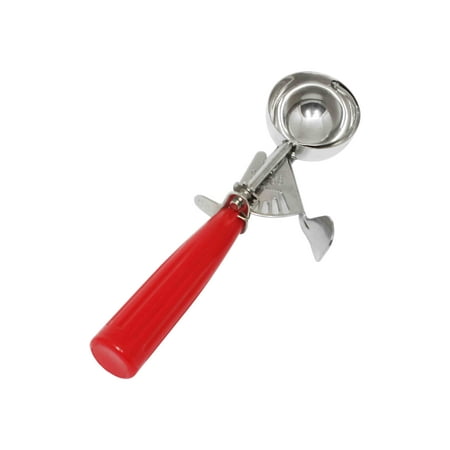 

Excellante 1.33 oz ice cream disher red comes in each