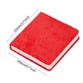 thumbnail image 2 of Square Woven Fabric Cover Blank Notebook 200 Pages, 145×145mm Pocket Hardbound Journal, Textured Cloth Pocket Notepad for Daily Planner Schǒ-ǒl Office Notes, 2 of 9
