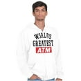 thumbnail image 4 of Funny Worlds Greatest ATM Dad Joke Zip Hoodie Sweatshirt Men Brisco Brands M, 4 of 6