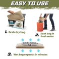thumbnail image 2 of Flood Hero Water Activated Sandbags for Flooding- 6 Pack Bag Barriers of Sand Gel, 2 of 6