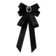 thumbnail image 5 of Broche de lazo con cuentas y lazo preatado para mujer, ideal para festividades. negro, 5 of 9