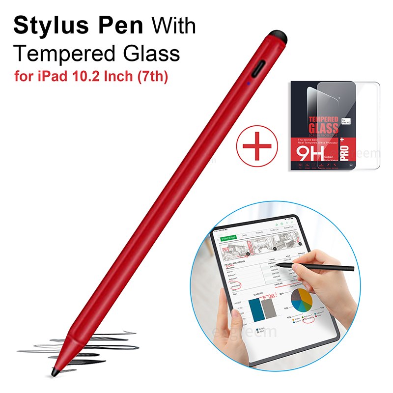 2 IN 1 Stylus Pen with Palm Rejection + For iPad 10.2 (7th Gen, 2019