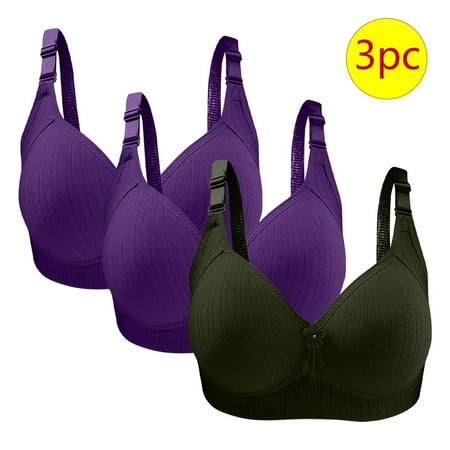 LLYWEY Padded Bras for Women Clearance Comfortable Push up Bras Women Ladies Bralette Bra Style-1258 Women s Plus Extra Lift Bra Feature Adult Female T-Shirt Sports Bras Green-1 36B