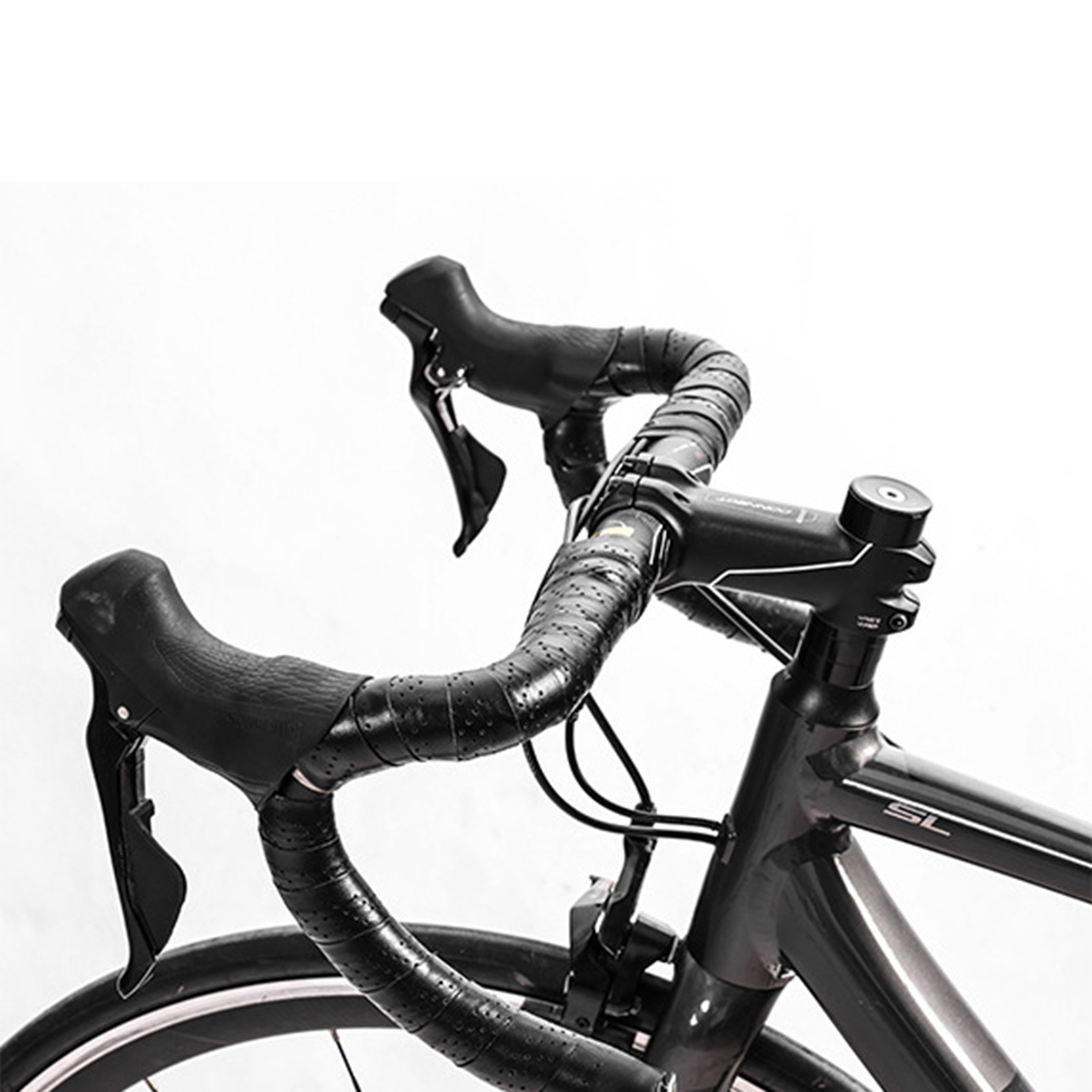 Self-Adhesive Leather Handlebar Tape – Anti-Slip Grip Wrap For Road Bikes (2-Pack, 30mm X 200mm)